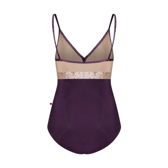 Zoe Camisole Leotard - Eggplant