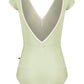 Alicia Cap Sleeve Leotard - Ginko