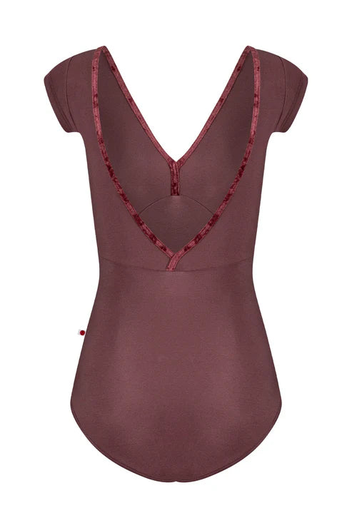 Alicia Cap Sleeve Leotard - Phoenix