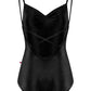 Daniela Camisole Leotard - Black Velvet
