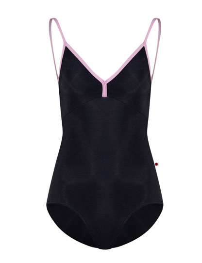 Daria Black Camisole Leotard