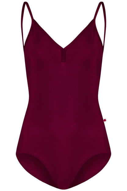 Daria Camisole Leotard - Burgundy