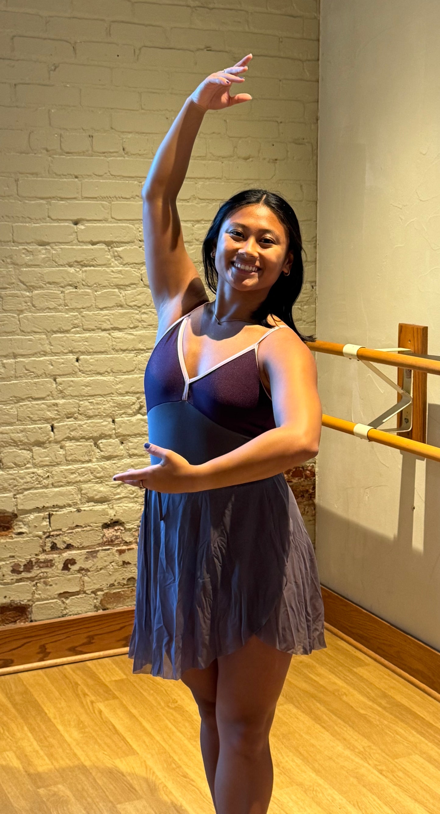 Exclusive Daria Camisole Leotard - Shadow/Eggplant