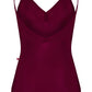 Daria Camisole Leotard - Burgundy