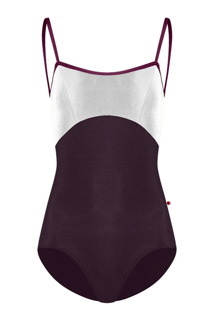 Denise Camisole Leotard - Eggplant