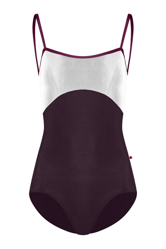 Denise Camisole Leotard - Eggplant