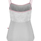 Denise Camisole Leotard - Silver