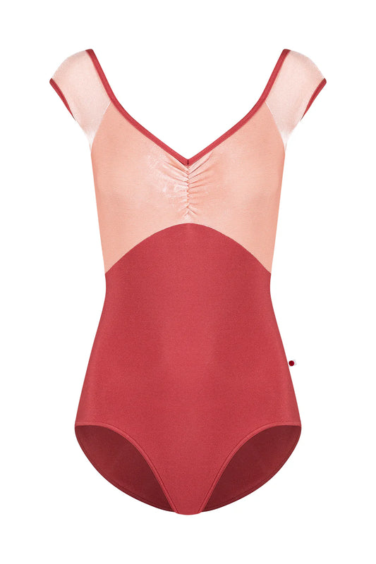 Elli Cap Sleeve Leotard - Fox