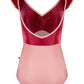 Elli Cap Sleeve Leotard -Antique Rose