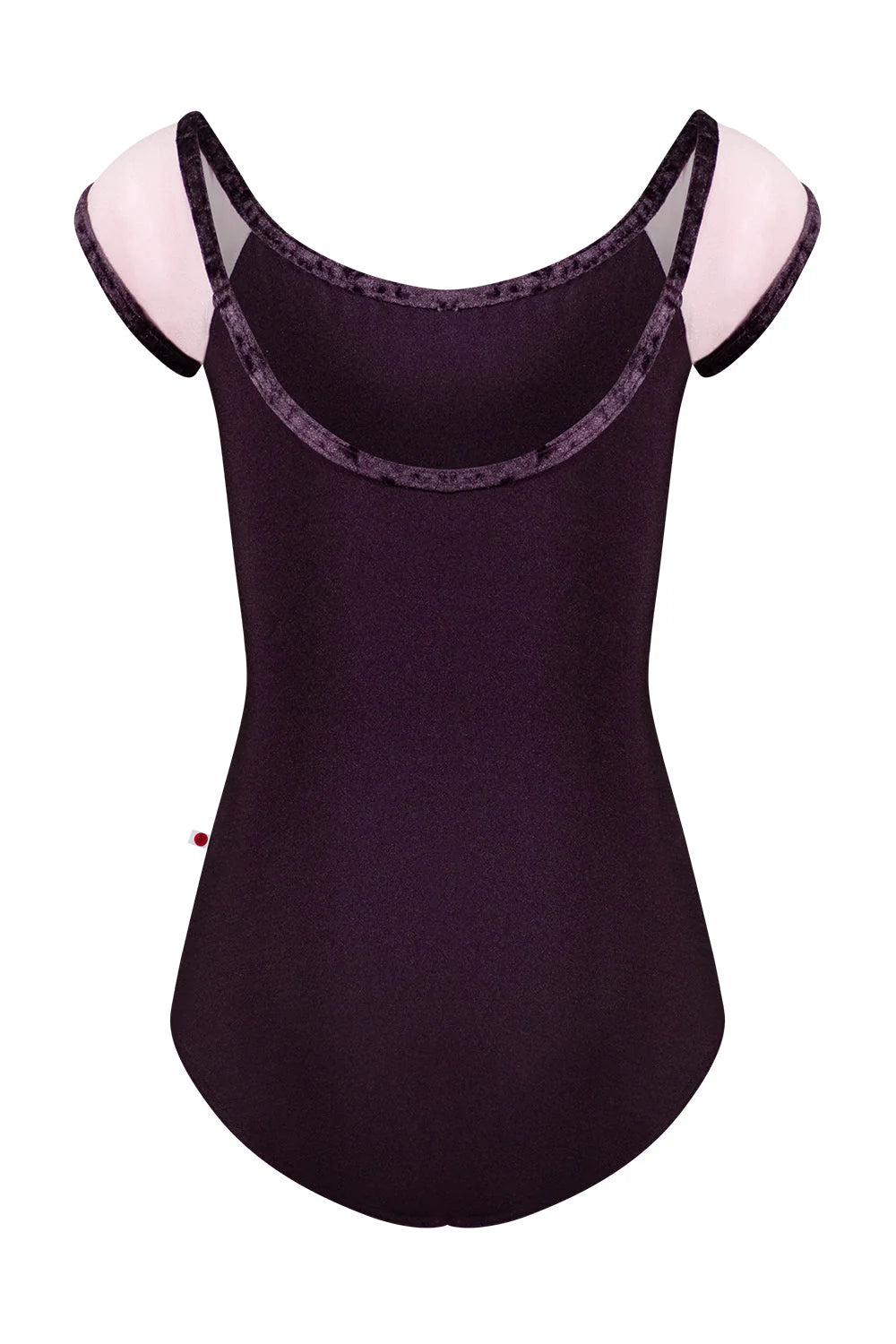 Girls Wendy Cap Sleeve Leotard - Eggplant