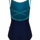 Girls Daniela Duo Camisole Leotard - Dark Blue/Ottanio