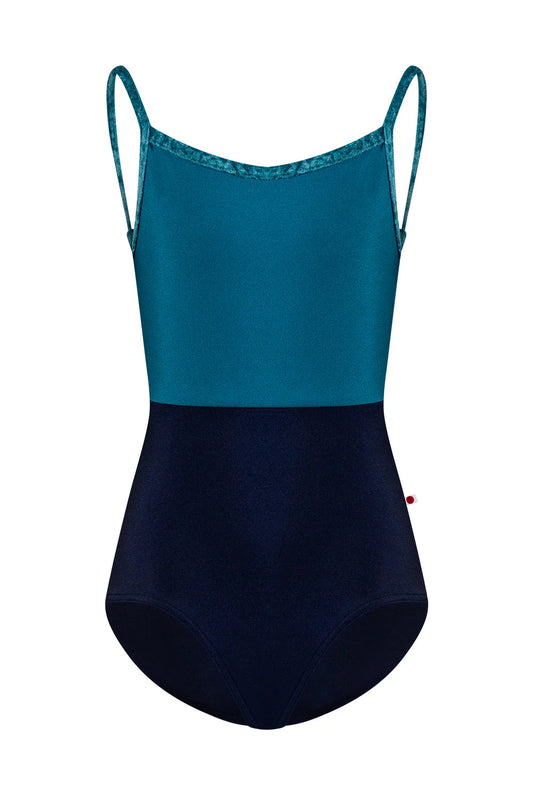 Girls Daniela Duo Camisole Leotard - Dark Blue/Ottanio