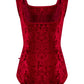 Girls Marieke Tank Leotard - Dark Red