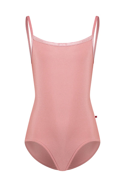 Girls Marisa Camisole Leotard - Antique Rose