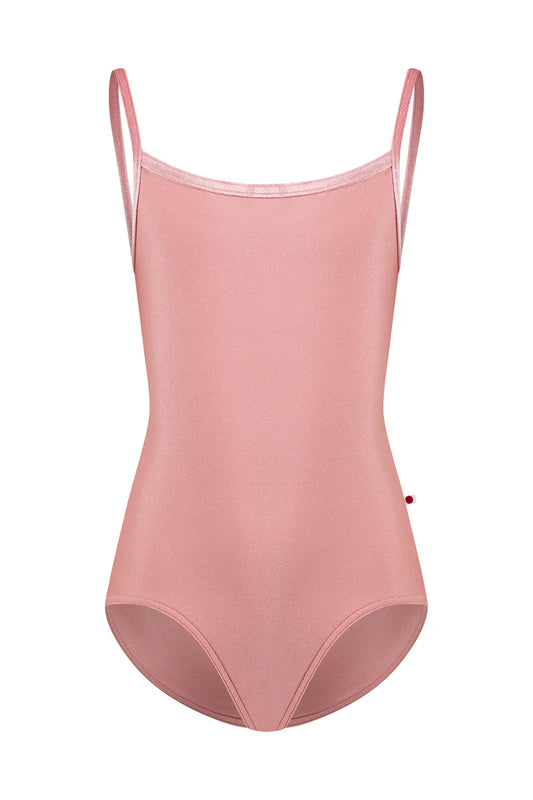 Girls Marisa Camisole Leotard - Antique Rose