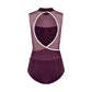 Camila Mock Neck Leotard - Opera