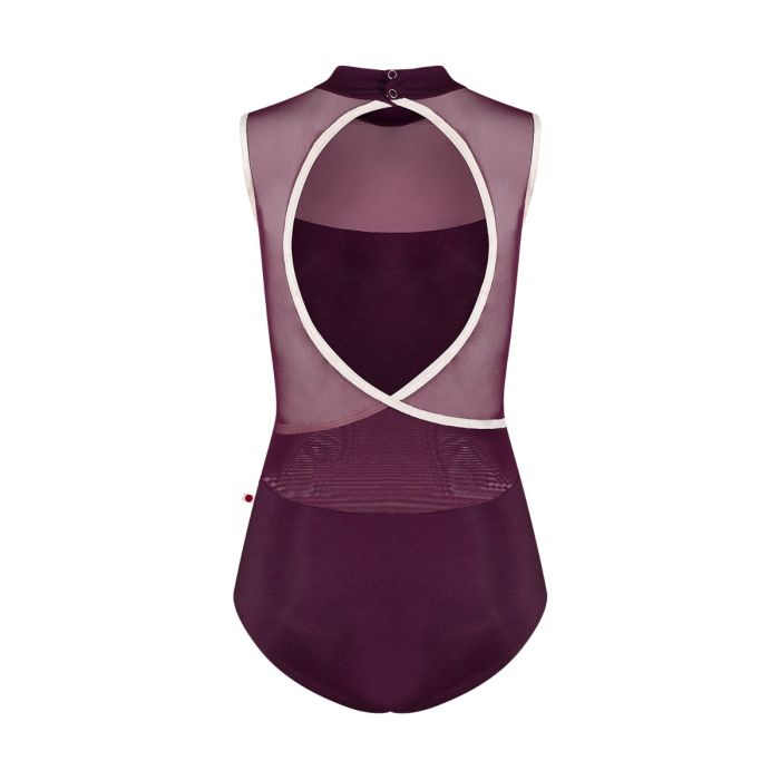 Camila Mock Neck Leotard - Opera