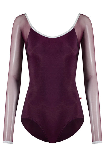 Wendy Leotard with Mesh Sleeves - Opera