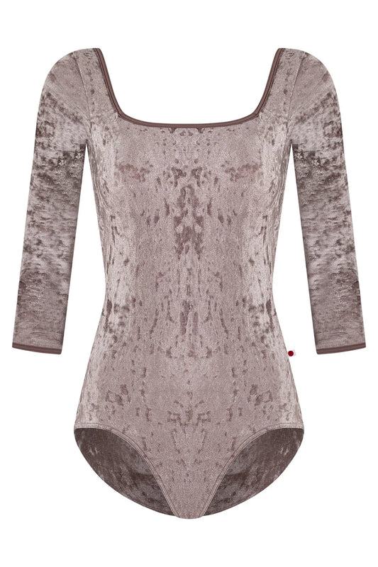 Marieke Three Quarter Sleeve Leotard - Phantom