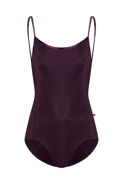 Marisa Camisole Leotard - Eggplant