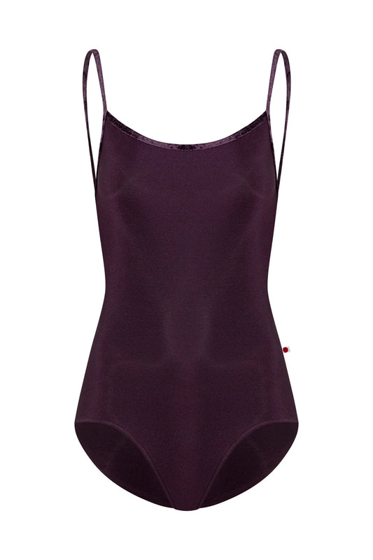 Marisa Camisole Leotard - Eggplant