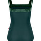 Mimi Shoulder Tie Leotard - Kale