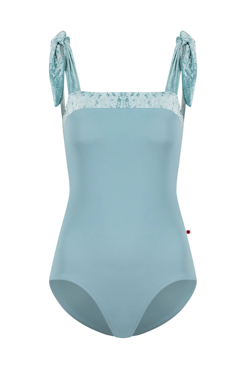 Mimi Shoulder Tie Leotard - Fog