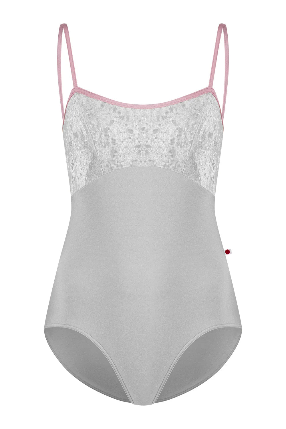 Denise Camisole Leotard - Silver