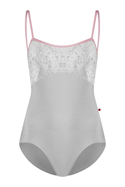 Denise Camisole Leotard - Silver
