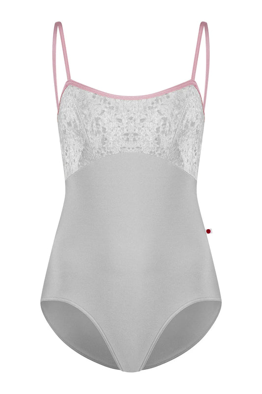 Denise Camisole Leotard - Silver