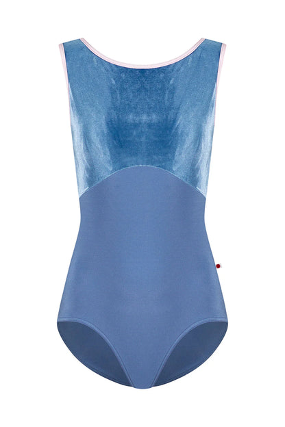 Sofiane Duo Velvet Tank Leotard - Artic