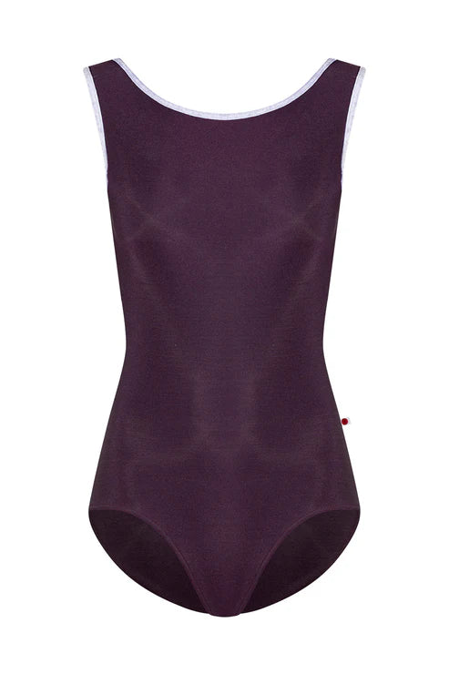 Sofiane Tank Leotard - Eggplant