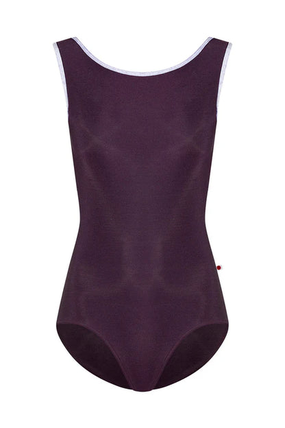 Sofiane Tank Leotard - Eggplant