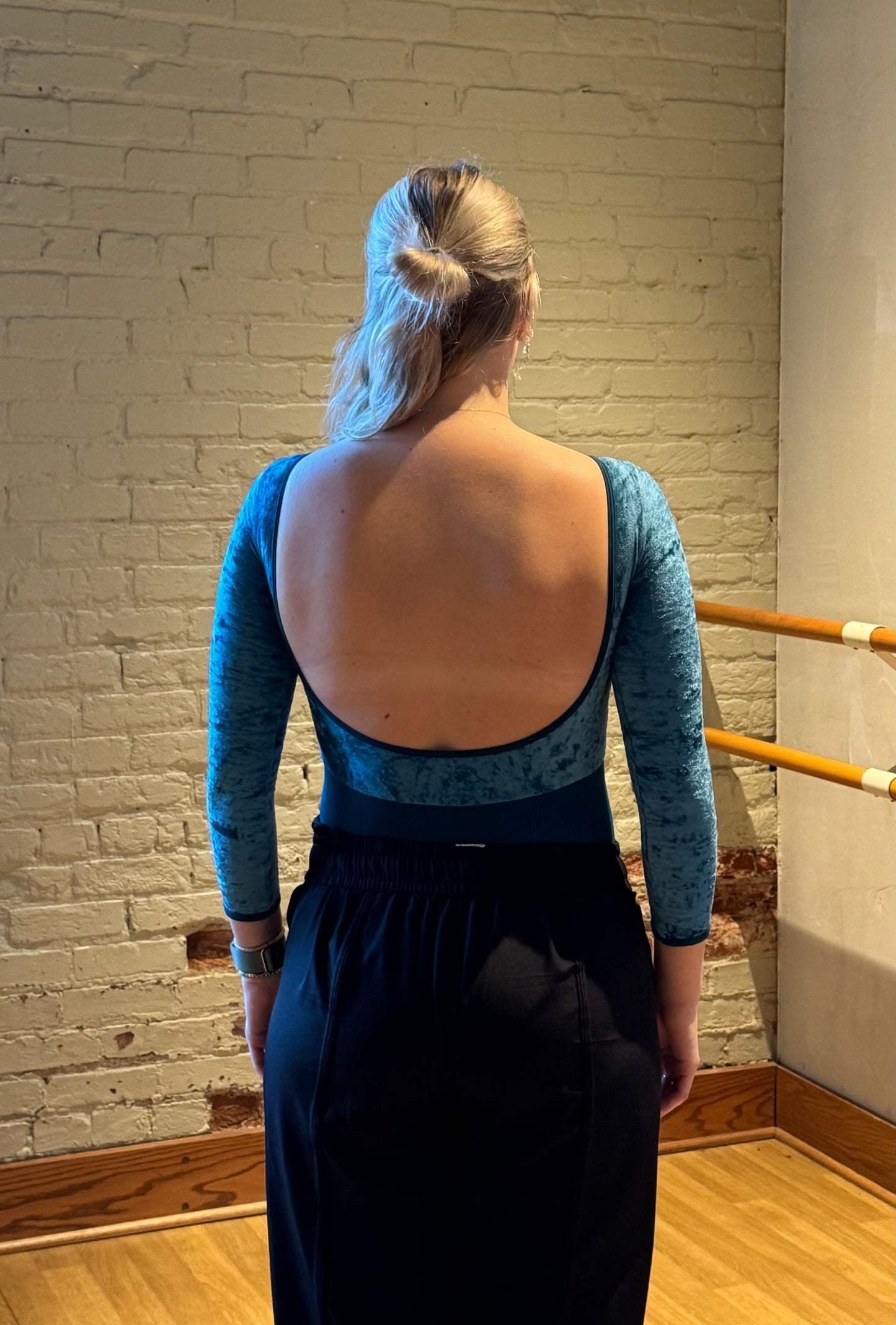 Sofiane Duo Three Quarter Sleeve Leotard - Zenith (Exclusive Color)