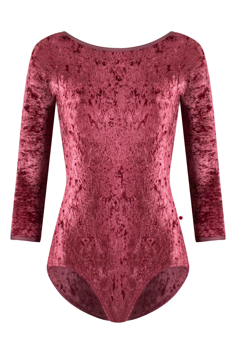 Sofiane Three-Quarter Sleeve Leotard - Garnet