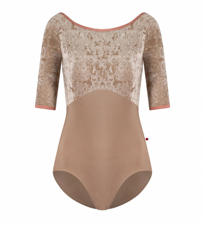 Sofiane Half Sleeve Leotard - Toffee
