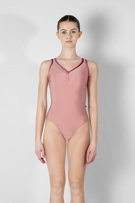 Tiffany Tank Leotard - Antique Rose