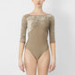 Sofiane Half Sleeve Leotard - Toffee