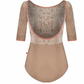 Sofiane Half Sleeve Leotard - Toffee