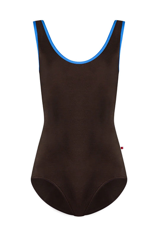 Veronique Tank Leotard - Espresso