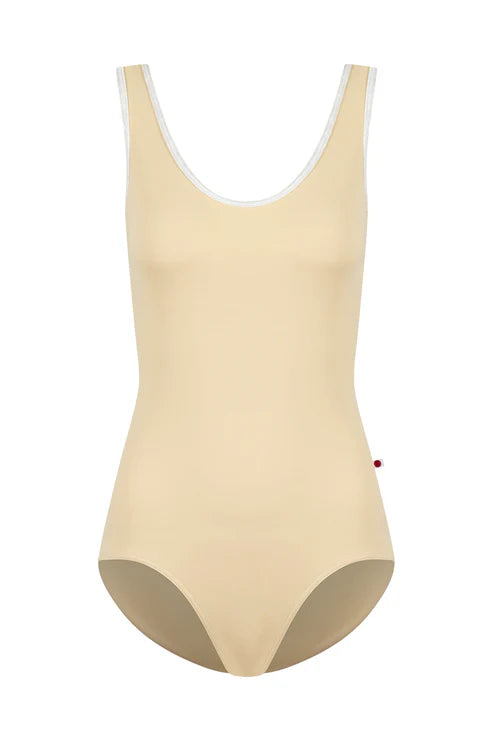 Veronique Tank Leotard - Vanilla