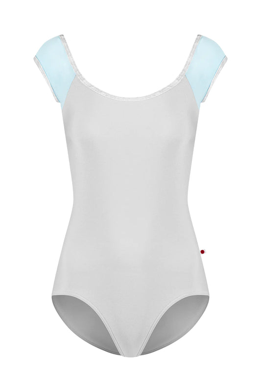 Wendy Cap Sleeve Leotard - Silver