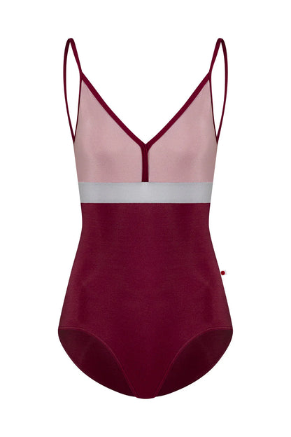 Zoe Camisole Leotard - Burgundy