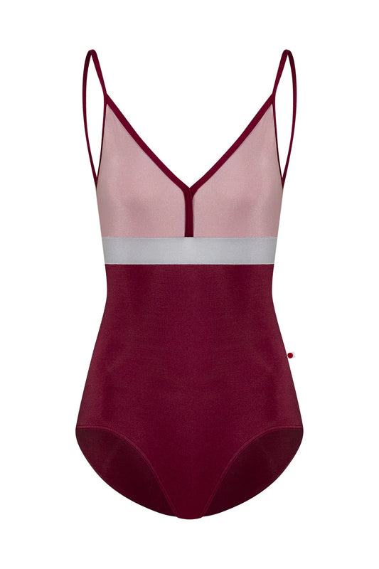 Zoe Camisole Leotard - Burgundy