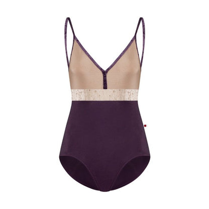 Zoe Camisole Leotard - Eggplant