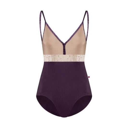 Zoe Camisole Leotard - Eggplant