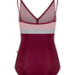 Zoe Camisole Leotard - Burgundy