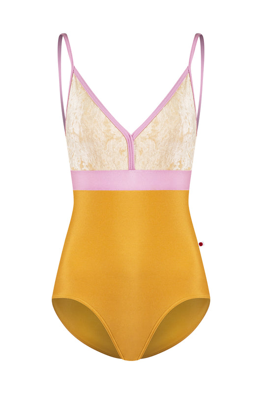 Zoe Camisole Leotard - Glow/Vanilla