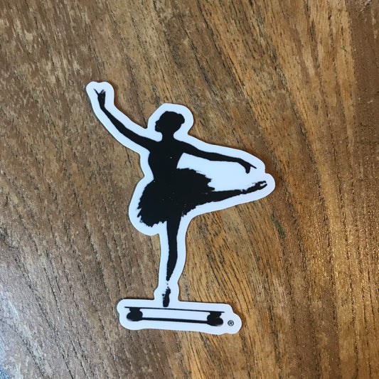Dancewear Kalamazoo Skateboard Ballerina Sticker