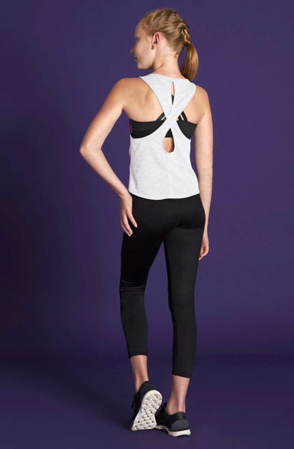 Girls Cross Back Tank Top - BM230T